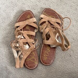 Sam Edelman Tan Strappy Sandals
